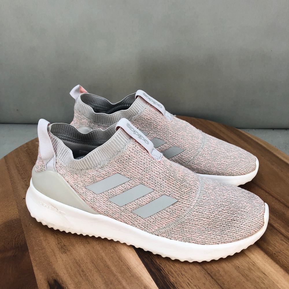 Adidas Cloudfoam Pure Slip On Womens Running Shoes Sneaker Size 7 Lightweight